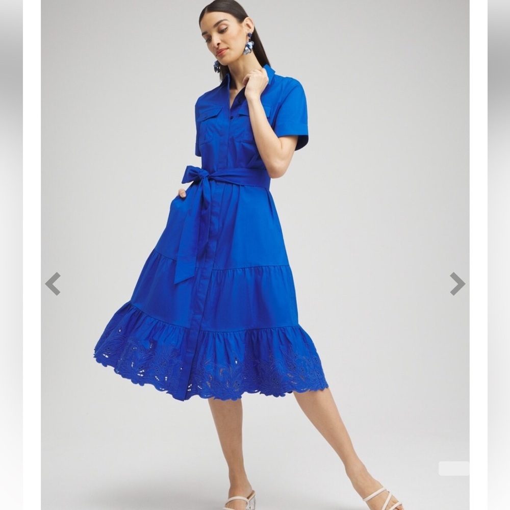 Chico’s poplin shirt dress, NWT size 000 (fits  0/XS) and size 00 (fits 2/XS)